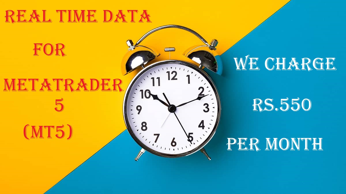 real time data for mt5 in India for mcx and Nse